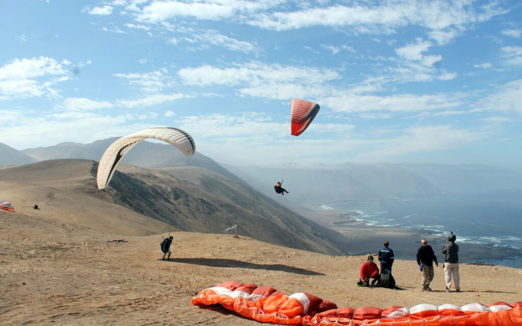 vuelo en montana